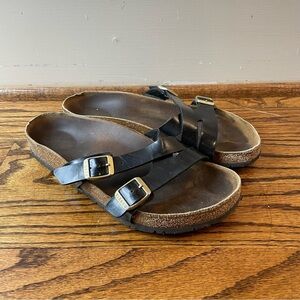 Birkenstock Black Double Strap Sandals (Yao)